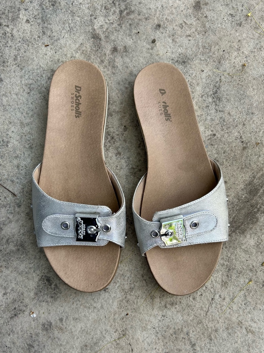 Dr. Scholl’s Nice Iconic Flat Slide Sandal, size 9.5